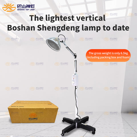 The most lightweight floor model TDP far infrared mineral heat lamp with  red light theraphy